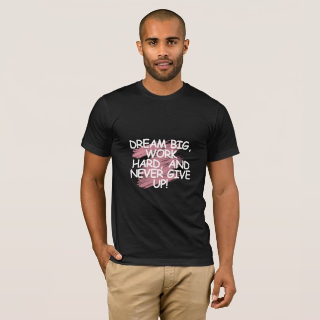 Black Graphic T-Shirt | Mindset Quote Tee (Front Full)