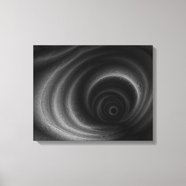 Black Gravity Canvas Print (Front)