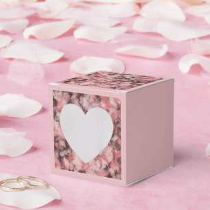 Black Gray Pink White Modern Geometric Abstract Favour Box