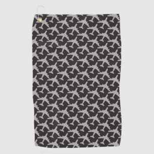 Black Gray Plane Airplanes Pilot Plane Aviation Golf Towel