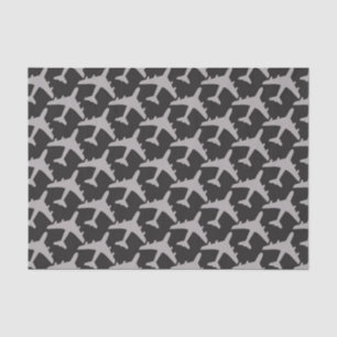 Black Gray Plane Airplanes Pilot Plane Aviation Tissue Paper