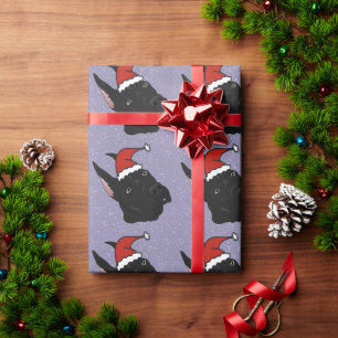 Black Great Dane Christmas  Wrapping Paper