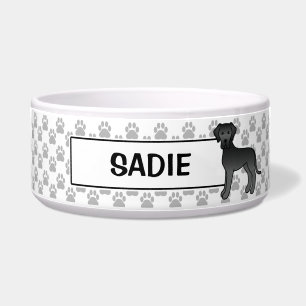 Black Great Dane Dog Design With Pet's Name