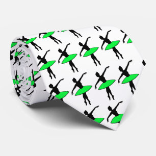 Black Green Ballerina Tutu Ballet Dance Dad Tie