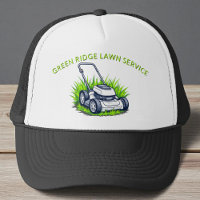 Black Green Lawn Care and Service Professional