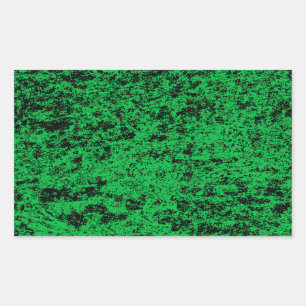 Black & Green Marble Rectangle Sticker