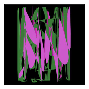 Black green purple colours  poster