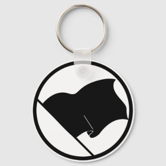 Black Green Purple Flag Plain No Symbol Blank Key Ring