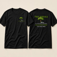 Black Green Tree Service Arborist Professional