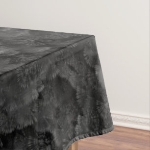 Black Grey And Colourful Fireworks Display Abstrac Tablecloth