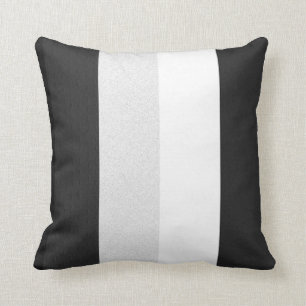 Black Grey and White Cushion
