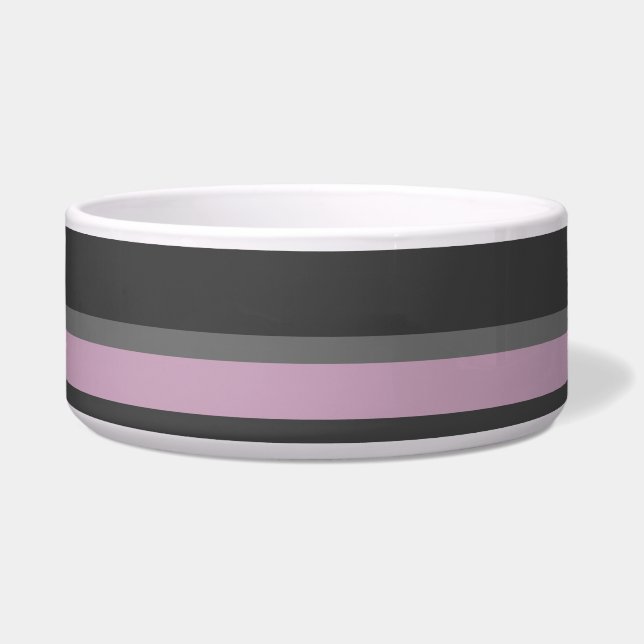 Black, Grey and White Stripes (Front)