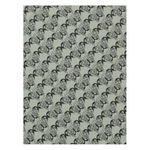 Black & Grey Butterfly Tablecloth