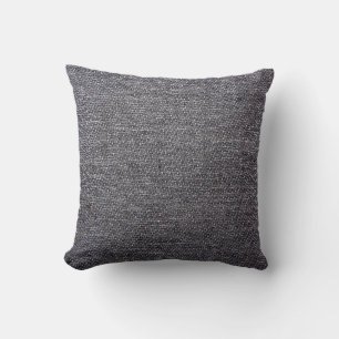 black grey cloth cushion
