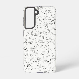 Black & Grey Hearts Phone Case