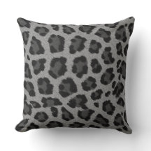 Black & Grey Leopard Print