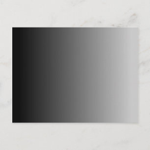 Black Grey Ombre Blank Postcard
