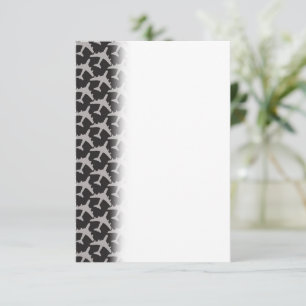 Black Grey Plane Aeroplanes Pilot Plane Aviation Thank You Card