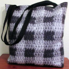 Black Grey Shades Business Plaid Texture Crochet