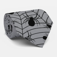 Black Grey spiders spiderweb Halloween pattern