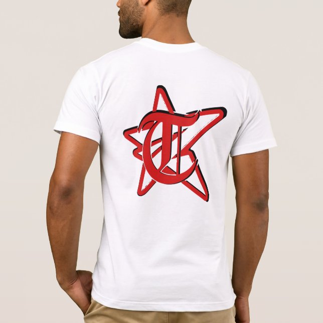 Black & Grey Str8lykdhatt shirt (Back)