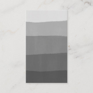 Black grey stripe watercolor business card