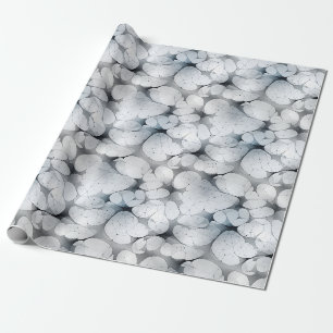 Black, Grey & White Abstract Wrapping Paper