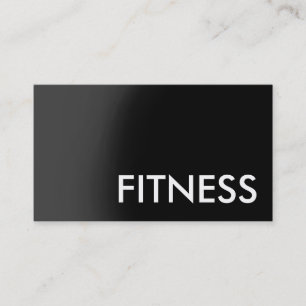 Black Grey White Professional Sport Business Card