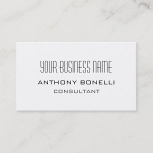Black Grey & White Simple Charming Business Card
