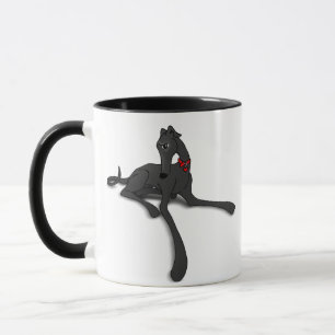 Black Greyhound Mug