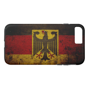 Black Grunge Germany Flag iPhone 8 Plus/7 Plus Case