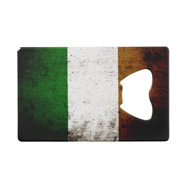 Black Grunge Ireland Flag (Front (Horizontal))