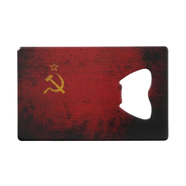 Black Grunge Soviet Union Flag (Front (Horizontal))