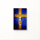 Black Grunge Sweden Flag