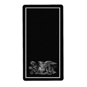 Black Gryphon Apothecary Label