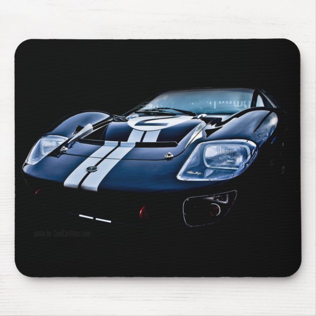 Black-GT Mouse Mat (Front)