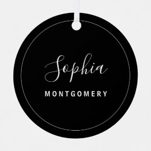 Black Guest Name Table No Wedding Seating Keepsake Metal Tree Decoration