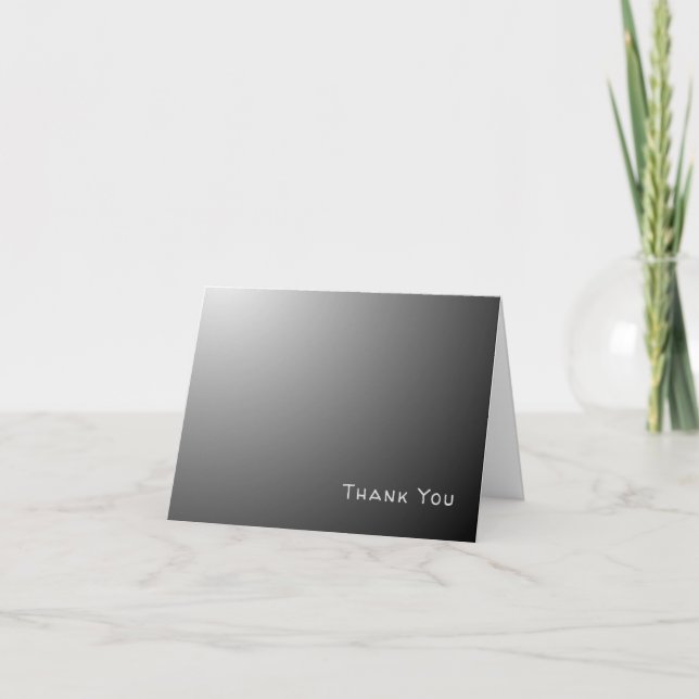 Black Guy Grad Thank You Personalised Card (Front)