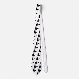 black gymnast icon tie