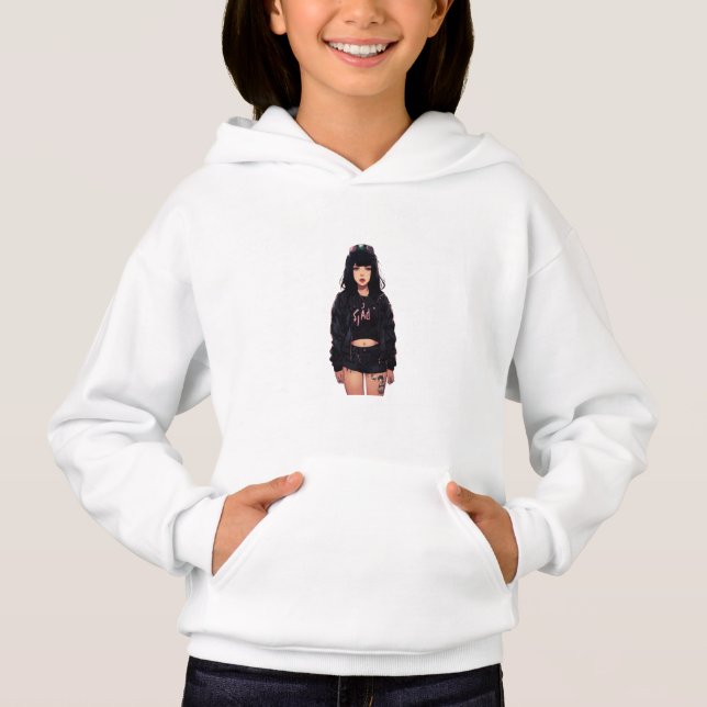 Black Hair Character Bold and Authentic Artistic E (Front)
