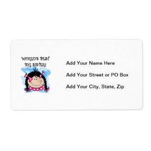 Black Hair World's Best Big Sister Gifts