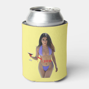 Black-haired Bikini Beauty Thunder_Cove  Can Cooler