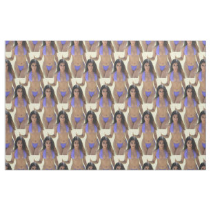 Black-haired Bikini Beauty Thunder_Cove Fabric