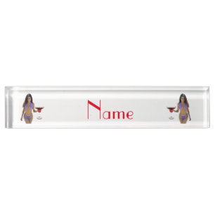Black-haired Bikini Beauty Thunder_Cove Nameplate