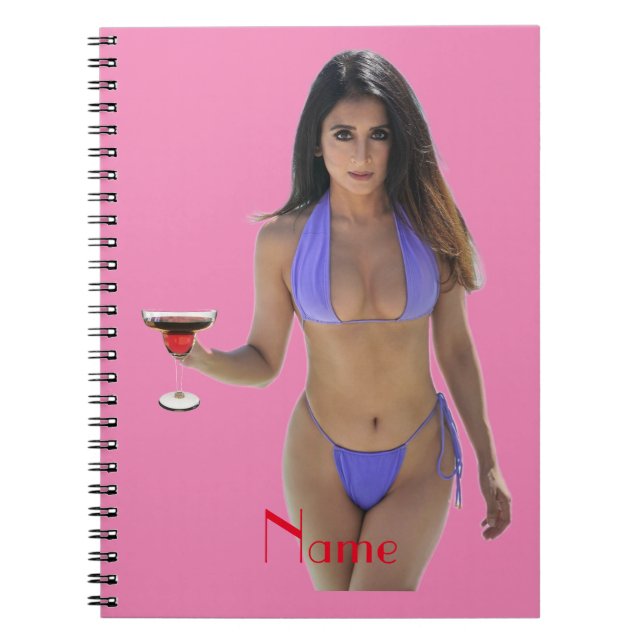 Black-haired Bikini Beauty Thunder_Cove  Notebook (Front)
