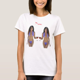 Black-haired Bikini Beauty Thunder_Cove  T-Shirt