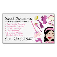Black Haired Cleaning Janitorial Lady Tile Washing