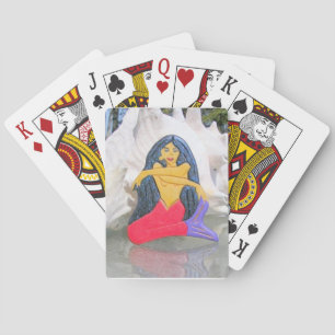 black-haired mermaid cards