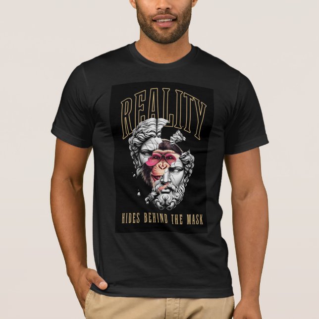 Black half sleeves T-Shirt (Front)