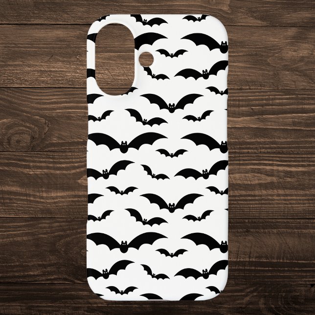 Black Halloween Bats Pattern Case-Mate iPhone Case (Creator Uploaded)